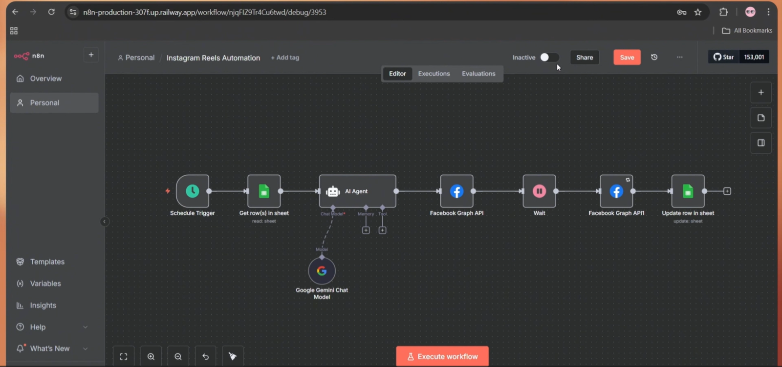 n8n Instagram Content Publishing System screenshot 3