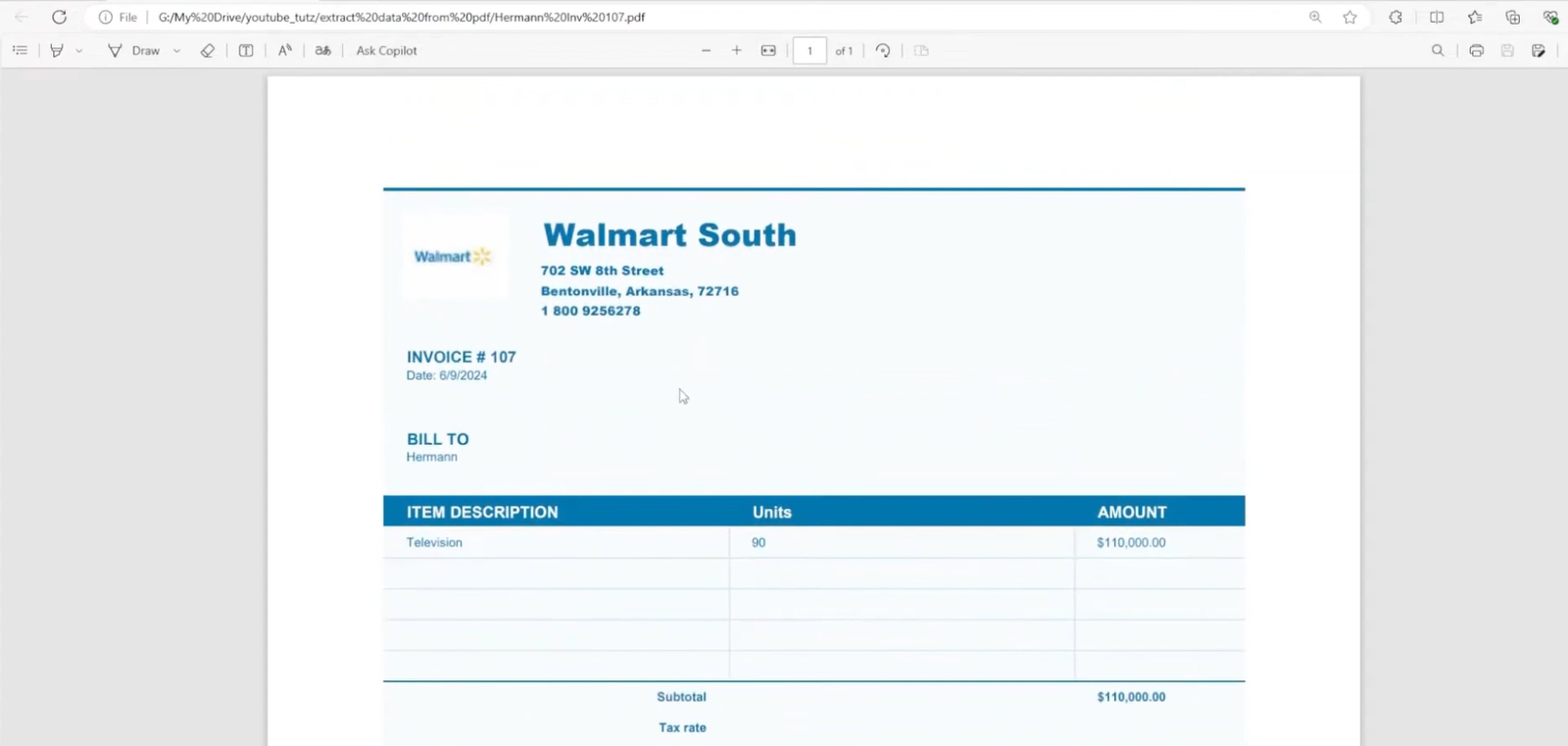 Python Automated Invoice Generation screenshot 3